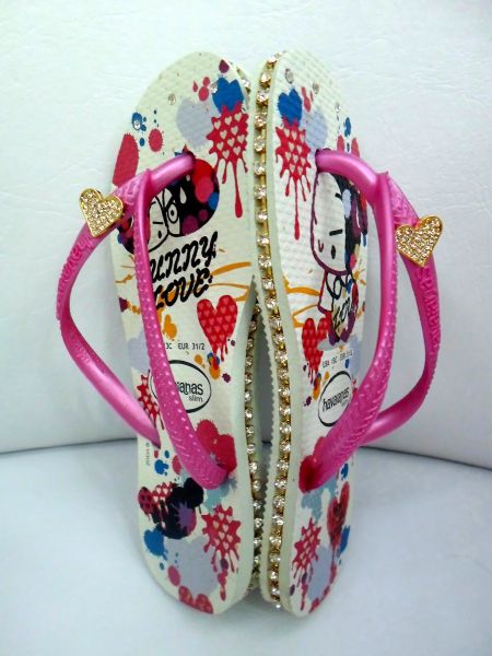 chinelos  havaianas com strass