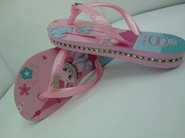 chinelos  havaianas com strass