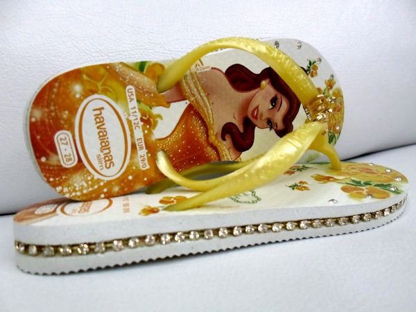 chinelos  havaianas com strass