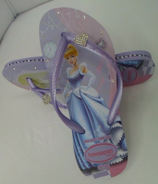chinelos  havaianas com strass